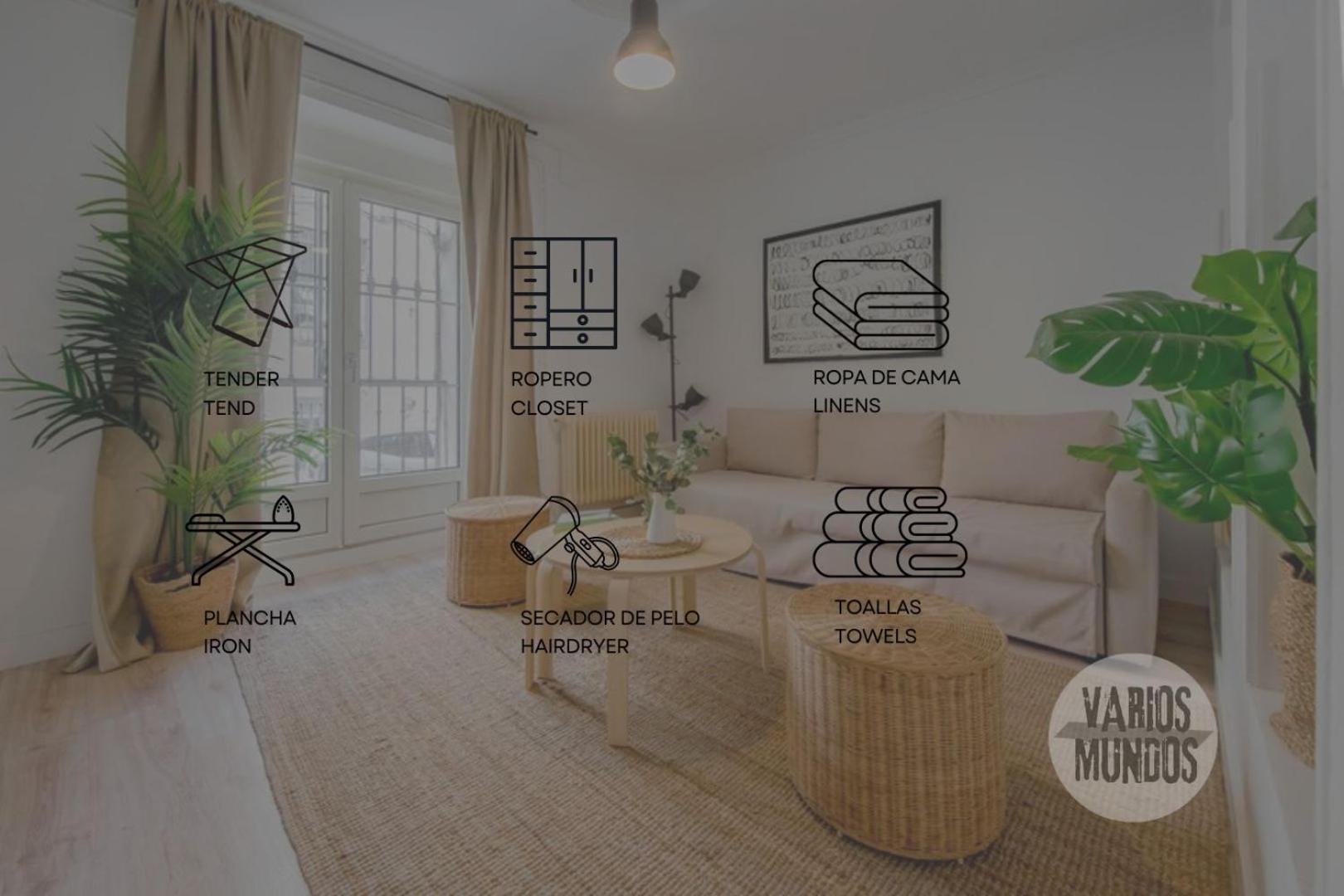 Nuevo Apt De 9Pax En La Cava Alta Centro De Madrid E1 Экстерьер фото